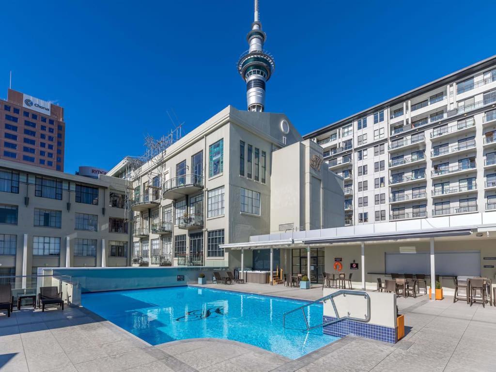 Heritage Haven By Viaduct Cbd - Pool Gym Tennis オークランド エクステリア 写真